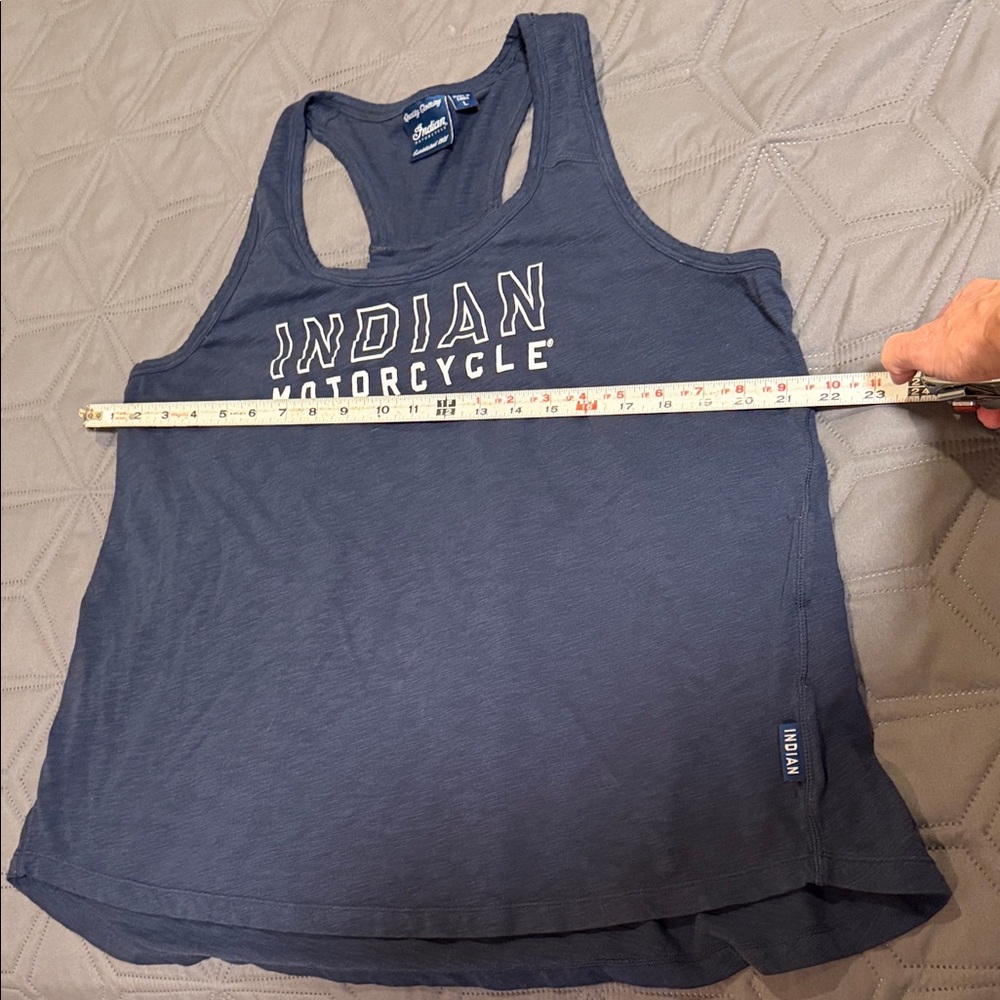 Indian Motorcycle Women's Blue Tank Top